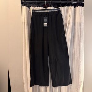 Black Wide-Leg Pants